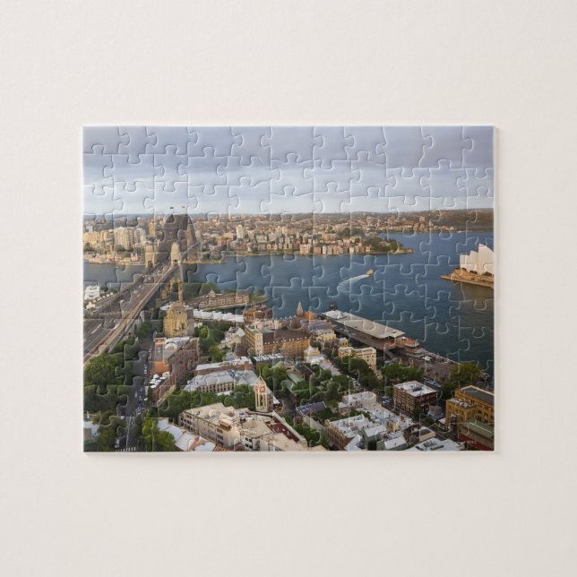 Australia, Sydney, view over The Rocks & Sydney Jigsaw Puzzle (Horizontal)