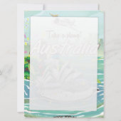 Australia Sydney vintage travel poster (Back)