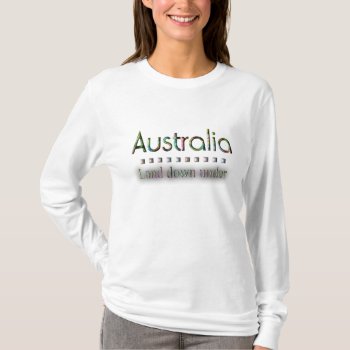 Australia T-shirt by ImpressImages at Zazzle