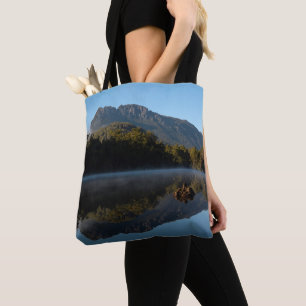 Australia Tasmania Mountain Reflections Lake Photo Tote Bag