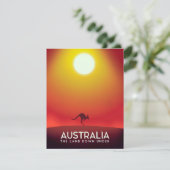 Australia " The land down under" vacation print. (Standing Front)