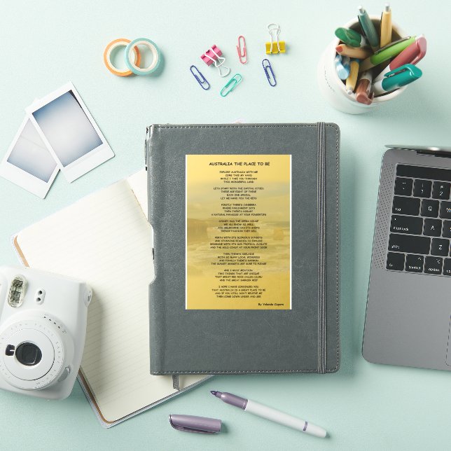 Australia the Place to Be Sticker (iPad Cover)