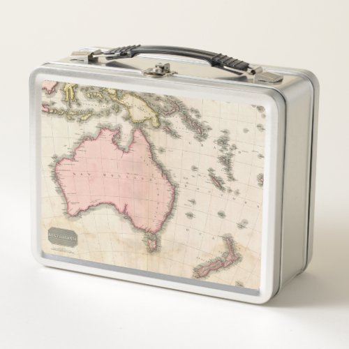 Australia  the South West Pacific Metal Lunch Box
