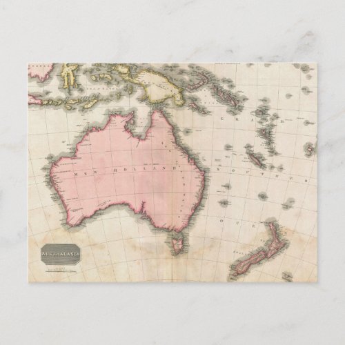 Australia  the South West Pacific Postcard