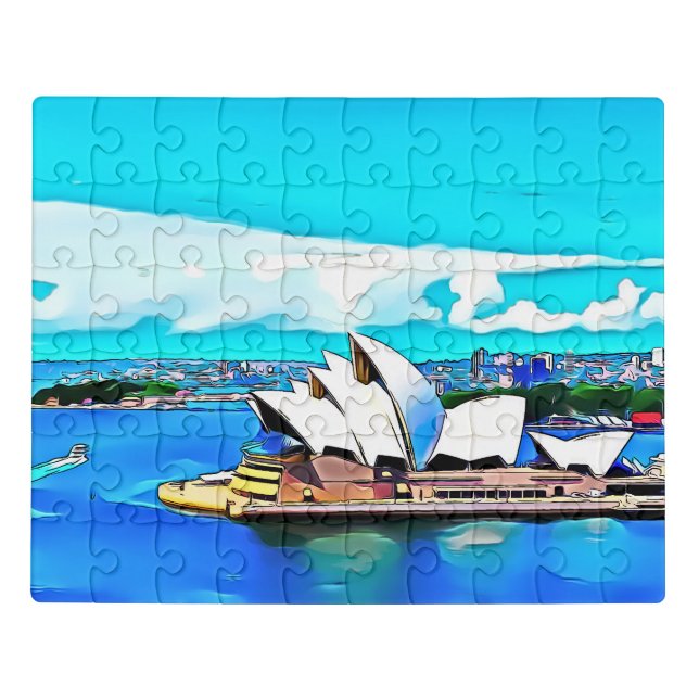 Australia -  The Sydney Opera House Jigsaw Puzzle (Puzzle Horizontal)