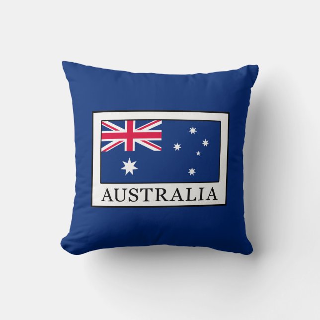 Australia Throw Pillow (Front)