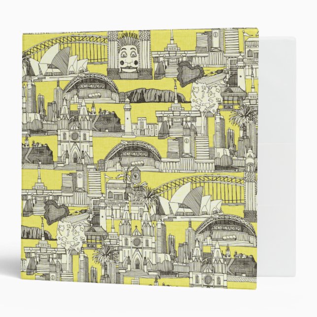 Australia toile de jouy binder (Front/Inside)
