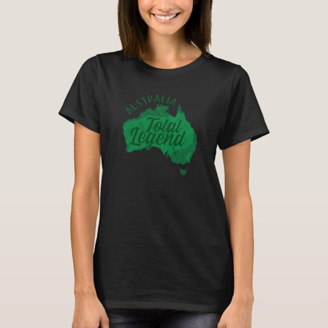 AUSTRALIA TOTAL LEGEND GREEN T-Shirt (Front)