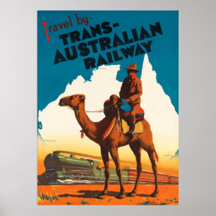 Australia -Trans Australian Railway Poster