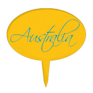 Australia:Travel Cake Topper