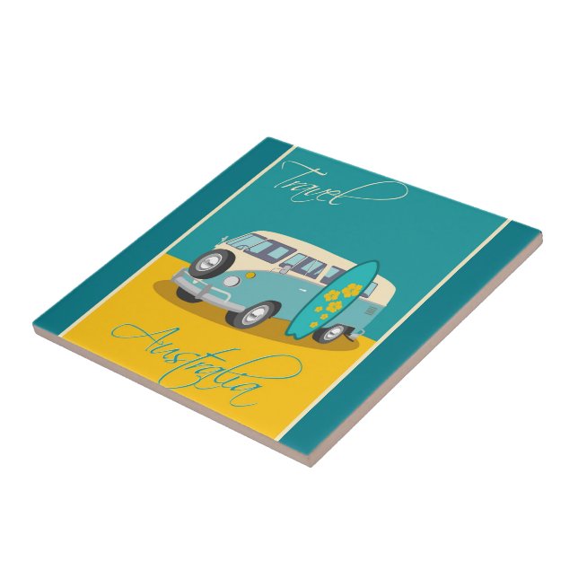 Australia:Travel Ceramic Tile (Side)