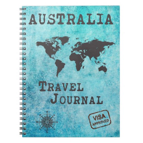 Australia Travel Journal Vacation Trip Planner