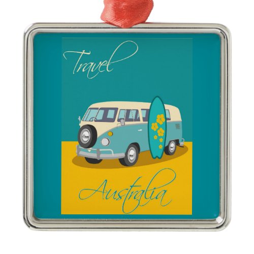 Australia:Travel Metal Ornament