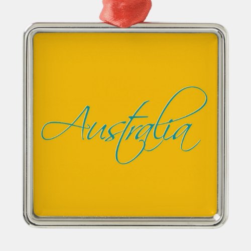 AustraliaTravel Metal Ornament