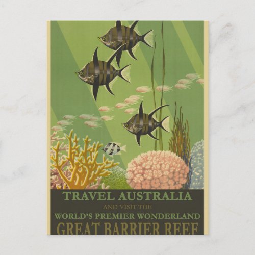 Australia Travel Postcard