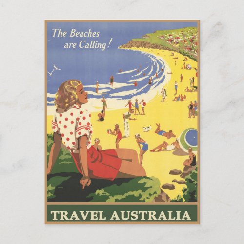 Australia Travel Postcard