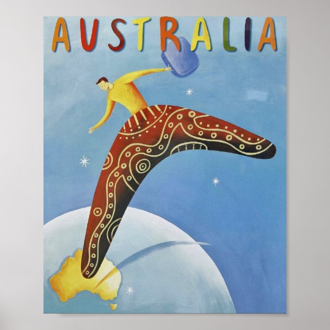 Australia Travel poster (Front)
