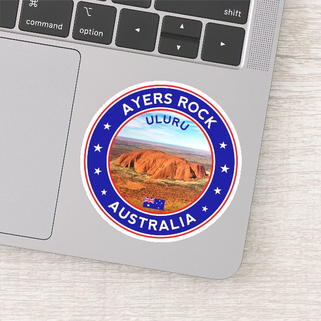 Australia, Uluru, Ayers Rock Sticker (Detail)