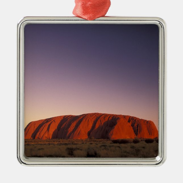 Australia, Uluru Kata Tjuta National Park, Uluru 2 Metal Ornament (Front)