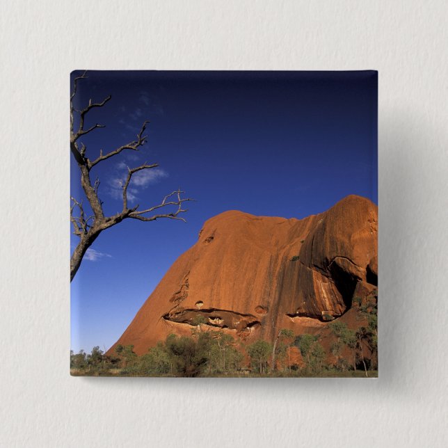 Australia, Uluru Kata Tjuta National Park, Uluru Button (Front)