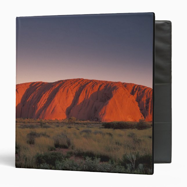 Australia, Uluru National Park. Uluru or 3 Ring Binder (Front/Inside)