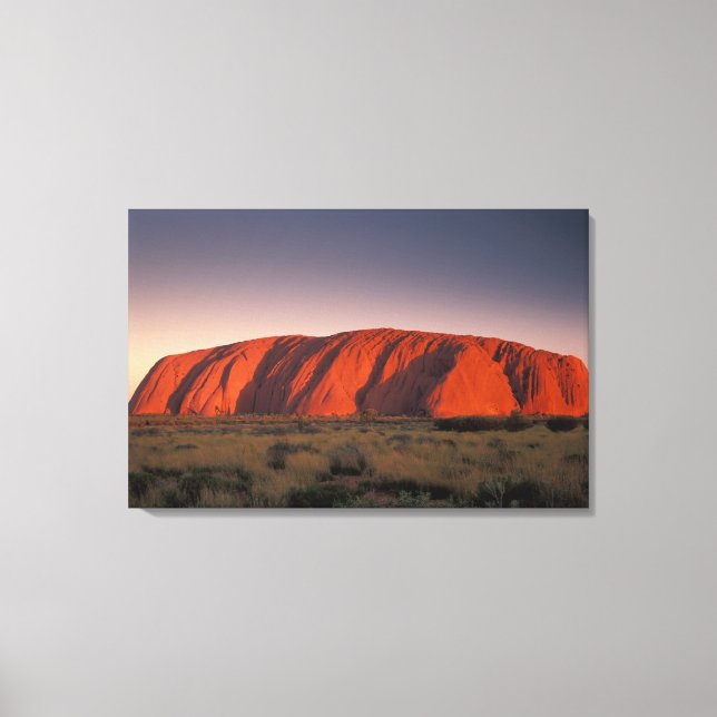 Australia, Uluru National Park. Uluru or Canvas Print (Front)