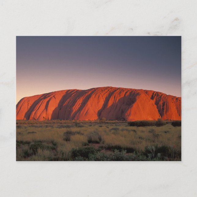Australia, Uluru National Park. Uluru or Postcard (Front)