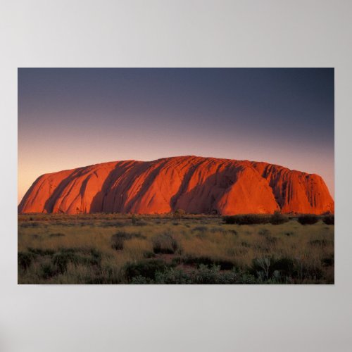 Australia Uluru National Park Uluru or Poster