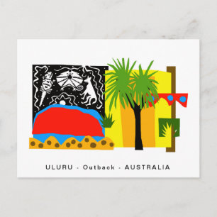 Australia - ULURU - Outback - desert Postcard