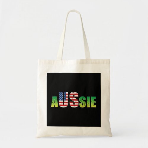 Australia United States Shirt Aussie America Lover Tote Bag