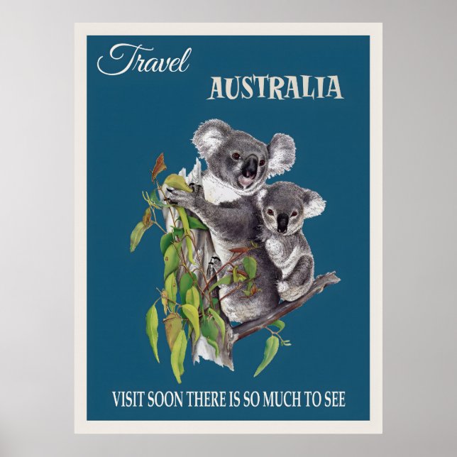 Australia vintage poster (Front)