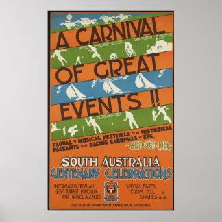 Australia Vintage Travel Poster Ad Retro Prints