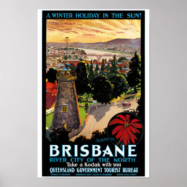 retro travel posters australia
