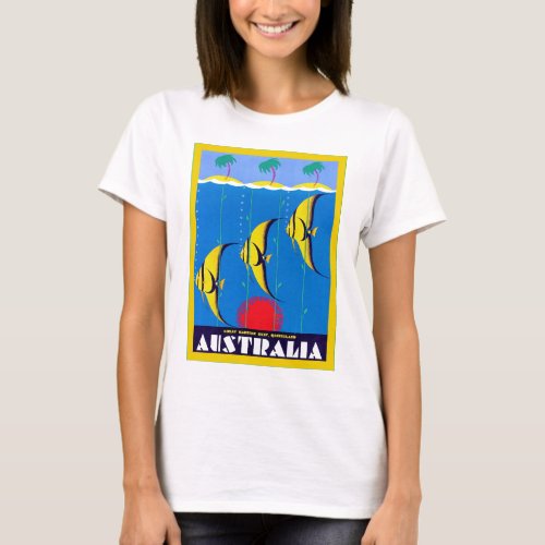 Australia  Vintage Travel T_Shirt