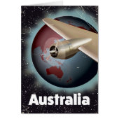 Australia vintage vacation poster (Front)