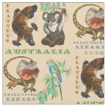 Australia wildlife fabric