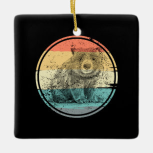 Australia Wombat Ceramic Ornament