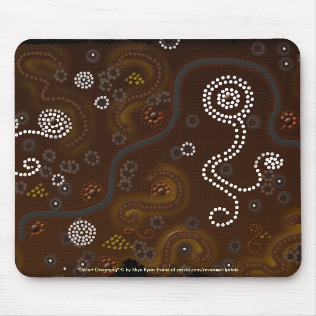 Australian Aboriginal Art Gift Mouse Pad (Front)