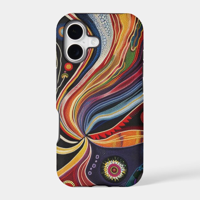 Australian Aboriginal Art Iphone Case (Back)