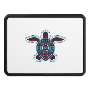 Australian Aboriginal Art Turtle Hitch Cover