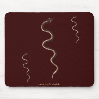 Australian Aboriginal Desert Snake Art Mouse Pad