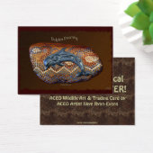 Australian Aboriginal Dolphin Art ACEO Biz Cards (Desk)