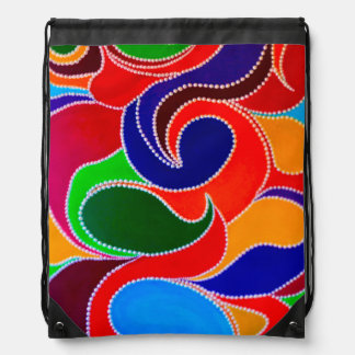 Australian Aboriginal Dreamtime Rainbow Backpack