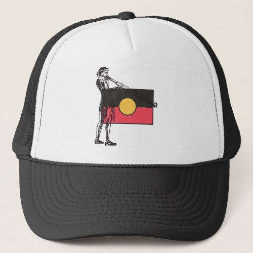 Australian Aboriginal Flag Cool Trucker Hat