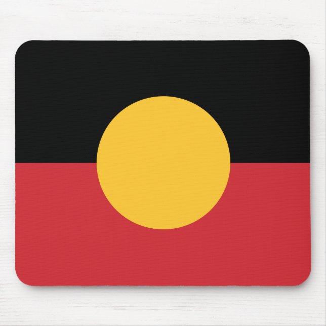 Australian Aboriginal flag  Mouse Pad (Front)