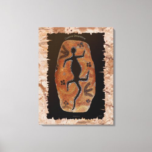 Australian Aboriginal Goanna Lizard Art Print