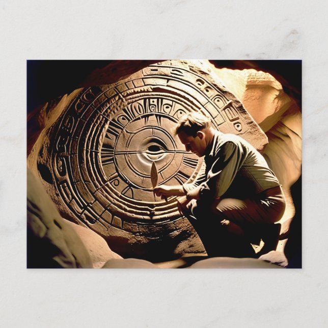 Australian Aboriginal Stargate to Dreamtime Holiday Postcard (Front)