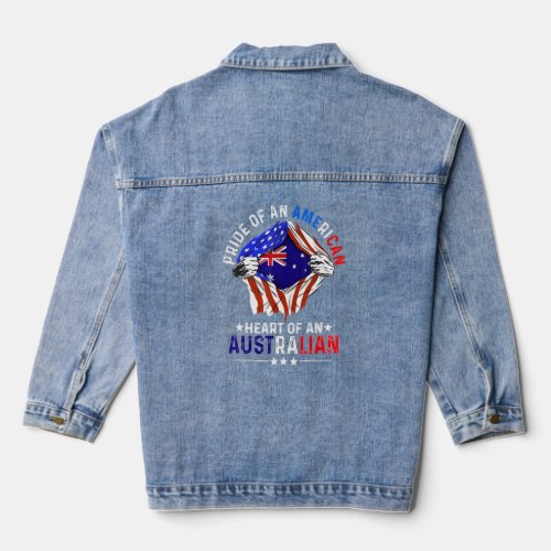 Australian American America Pride Foreign Australi Denim Jacket