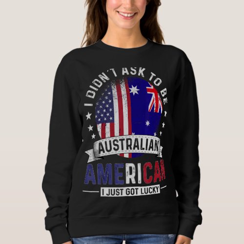 Australian American Countries Flags Pride Australi Sweatshirt