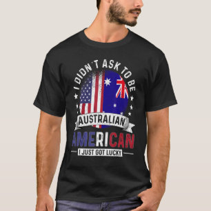 Australian American Countries Flags Pride Australi T-Shirt